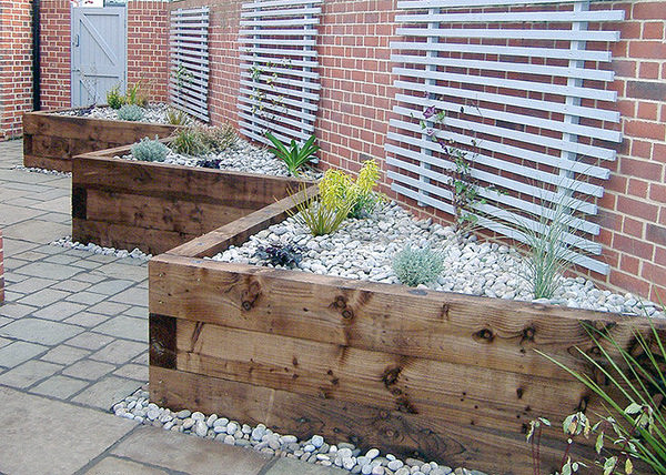 DIY Wood Retaining Wall
 DIY Garden Retaining Walls