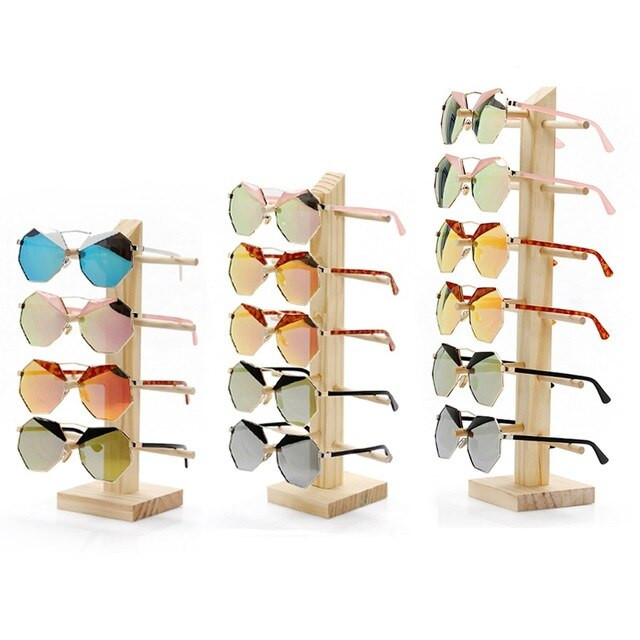 DIY Wood Sunglasses
 Wooden Sunglasses Eye Glasses Display Rack Stand Holder