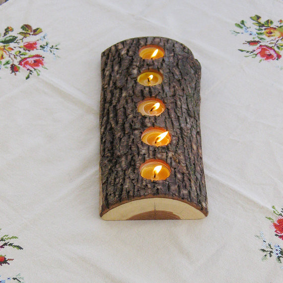 DIY Wooden Candle Holders
 DIY tealight wood candle holder Home Ideas Modern Home