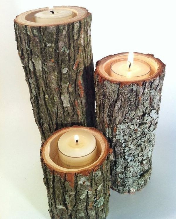 DIY Wooden Candle Holders
 Get Crafty And Make Some Unique Candle Holders – 50 Ideas