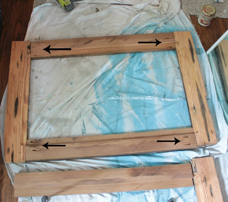 DIY Wooden Frame
 upcycling idea DIY reclaimed wood framed mirrors