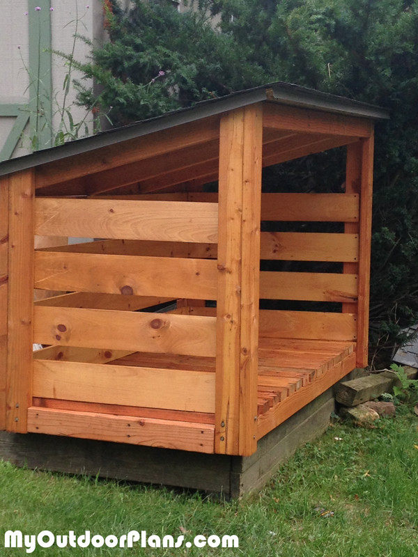 DIY Wooden Sheds
 Backyard Wood Shed Plans MyOutdoorPlans