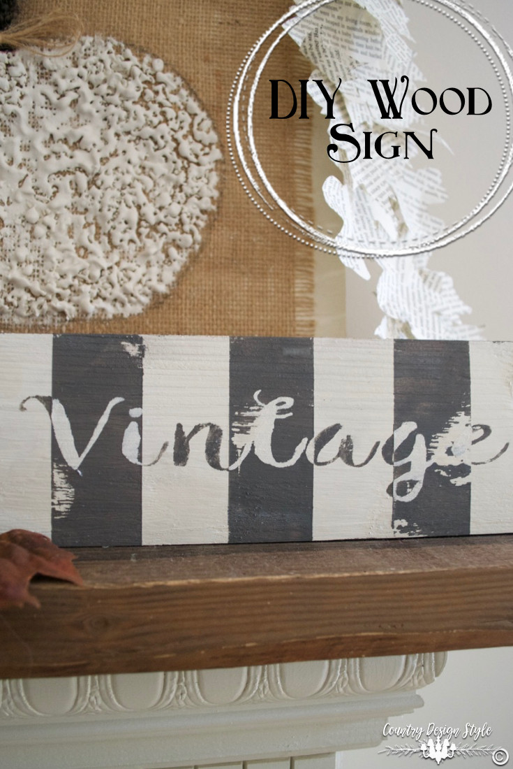 DIY Wooden Signs
 DIY Wood Signs Country Design Style