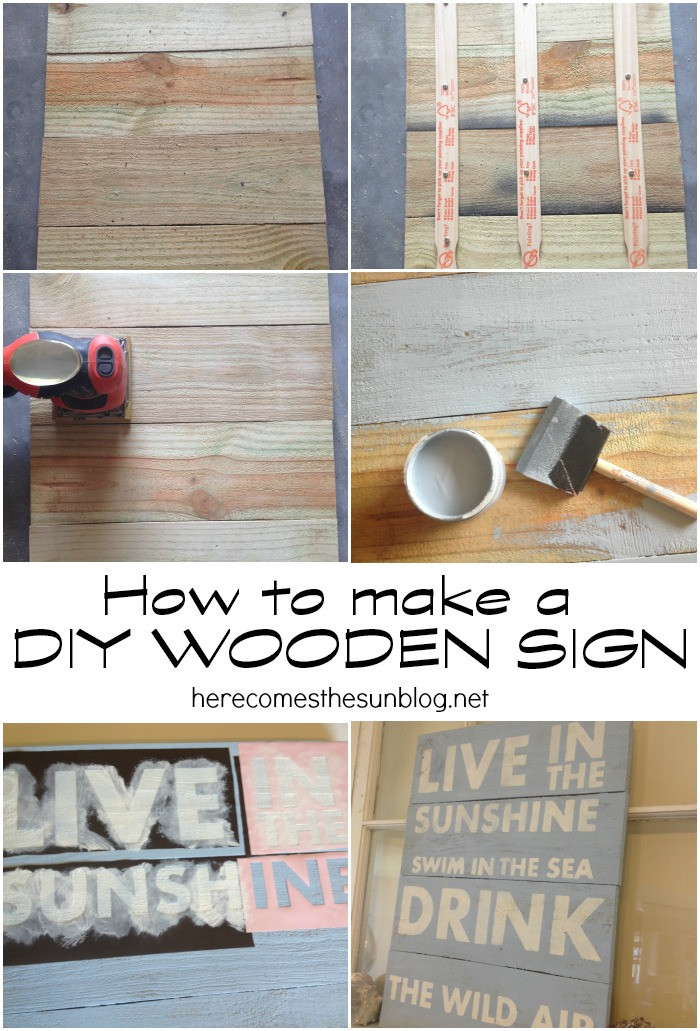DIY Wooden Signs
 How to Make a DIY Wooden Sign