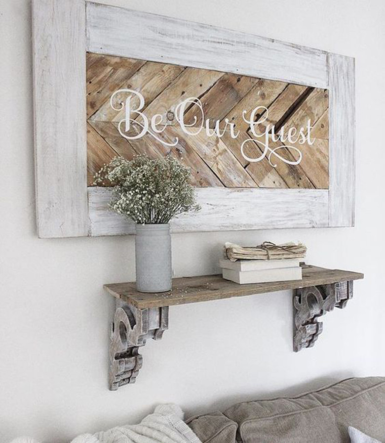 DIY Wooden Signs
 18 Rustic Wall Art & Decor Ideas That Will Transform Your