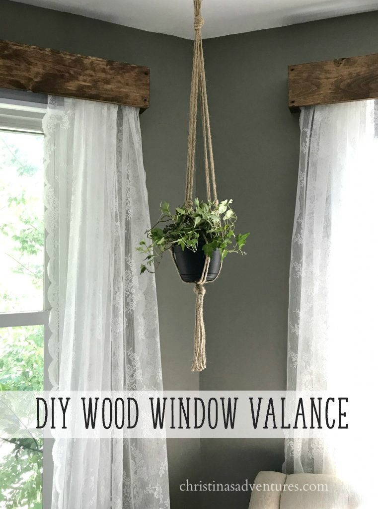 DIY Wooden Window Valance
 DIY wood window valance Christinas Adventures