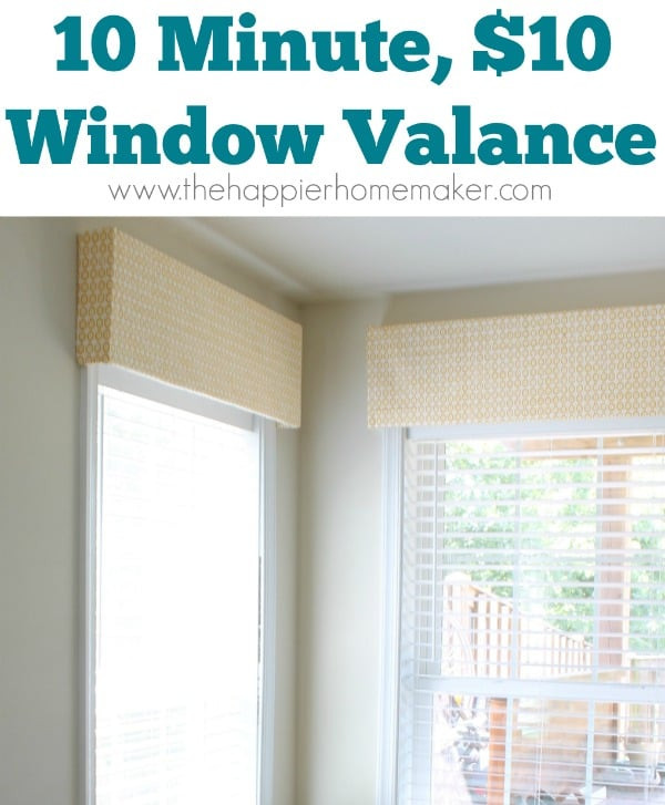 DIY Wooden Window Valance
 10 minute $10 DIY Window Valance & Popular Post Round