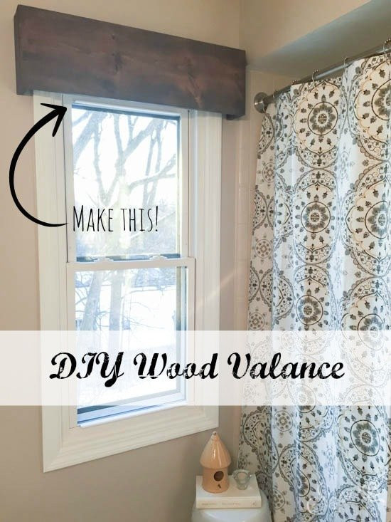 DIY Wooden Window Valance
 Wood Valance Sypsie Designs