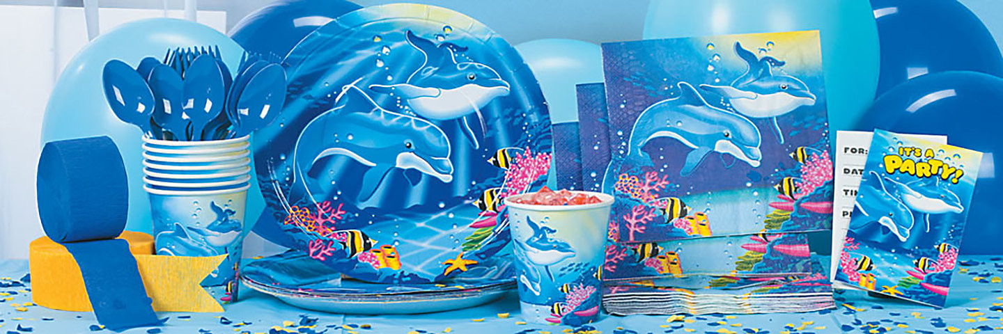 Dolphin Birthday Party
 Dolphin Birthday Party Supplies