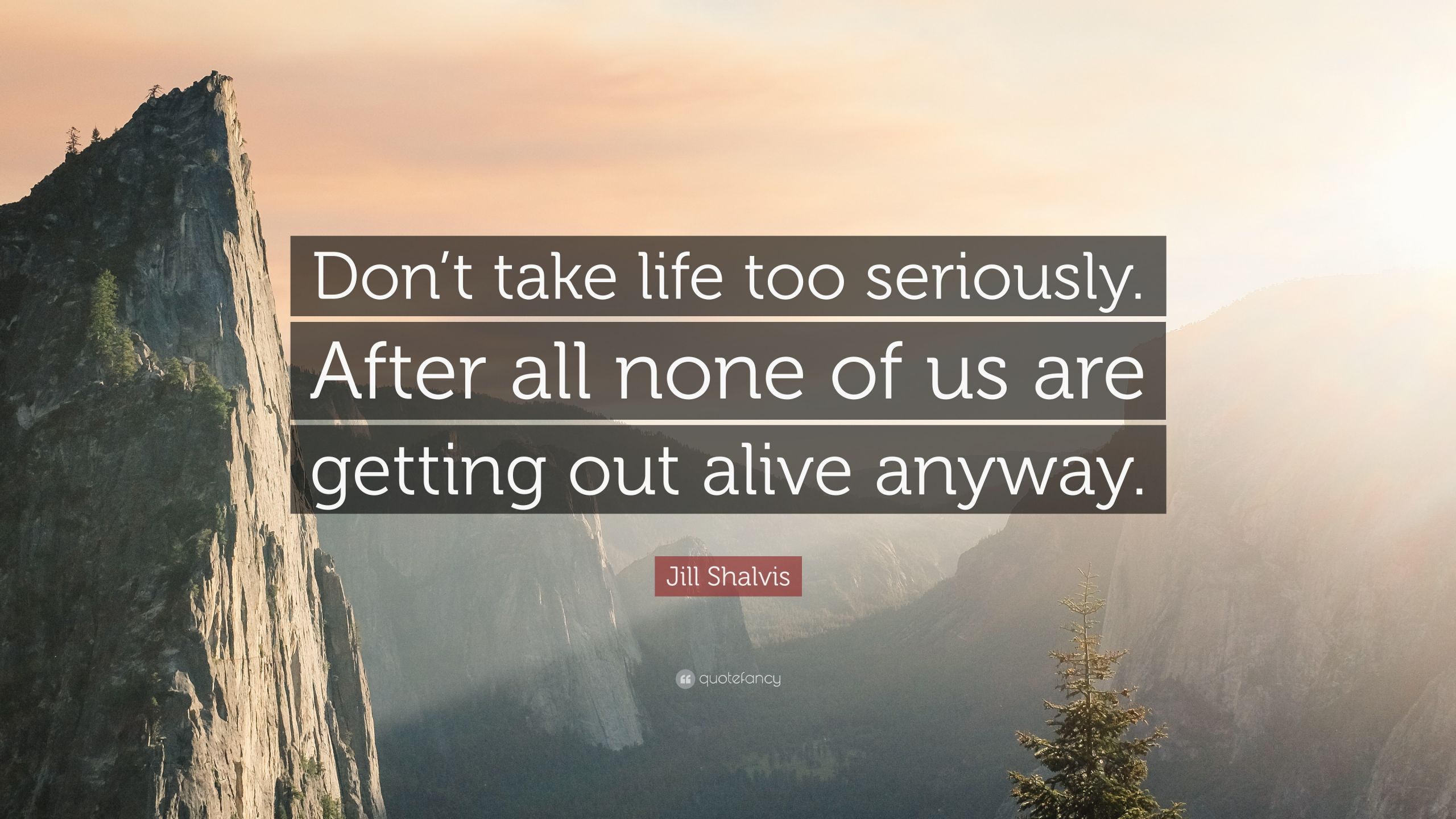 Don T Take Life Too Seriously Quotes
 Jill Shalvis Quote “Don’t take life too seriously After