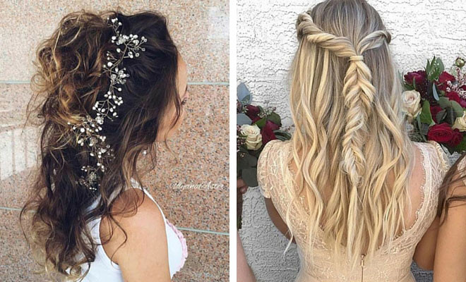 Down Hairstyles For Brides
 31 Half Up Half Down Hairstyles for Bridesmaids