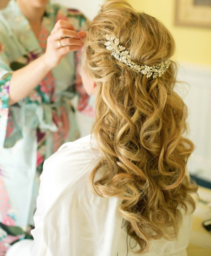 Down Hairstyles For Brides
 15 Latest Half Up Half Down Wedding Hairstyles for Trendy