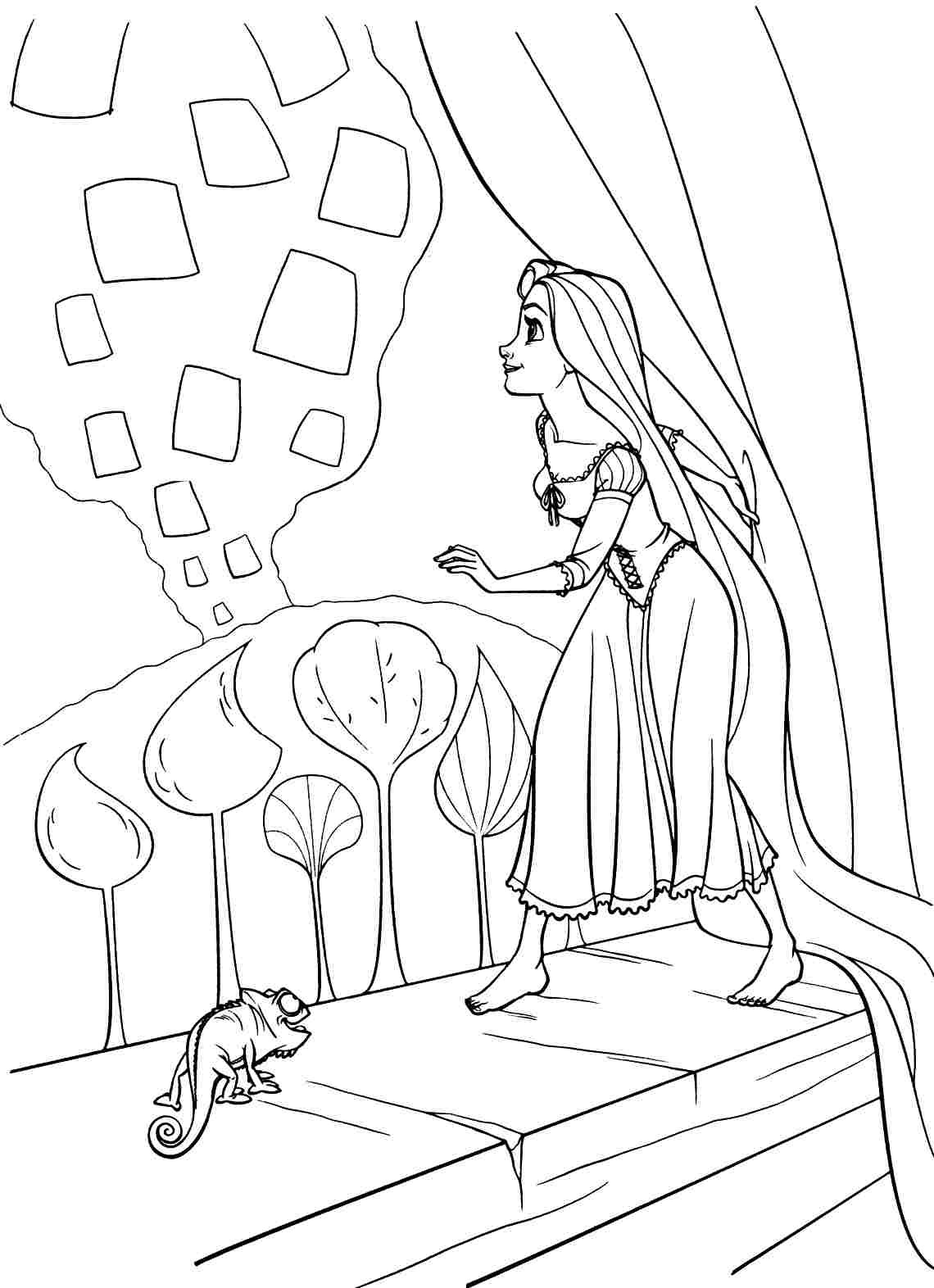 Download Coloring Pages For Kids
 Rapunzel Coloring Pages Best Coloring Pages For Kids
