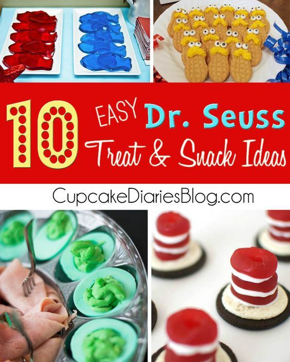 Dr Seuss Birthday Party Ideas Food
 33 best Dr Seuss Birthday Food Ideas images on Pinterest