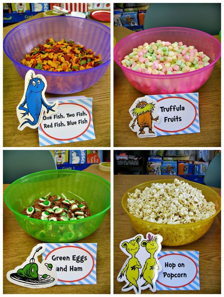 Dr Seuss Birthday Party Ideas Food
 Check out these food ideas for Dr Seuss week Awesome