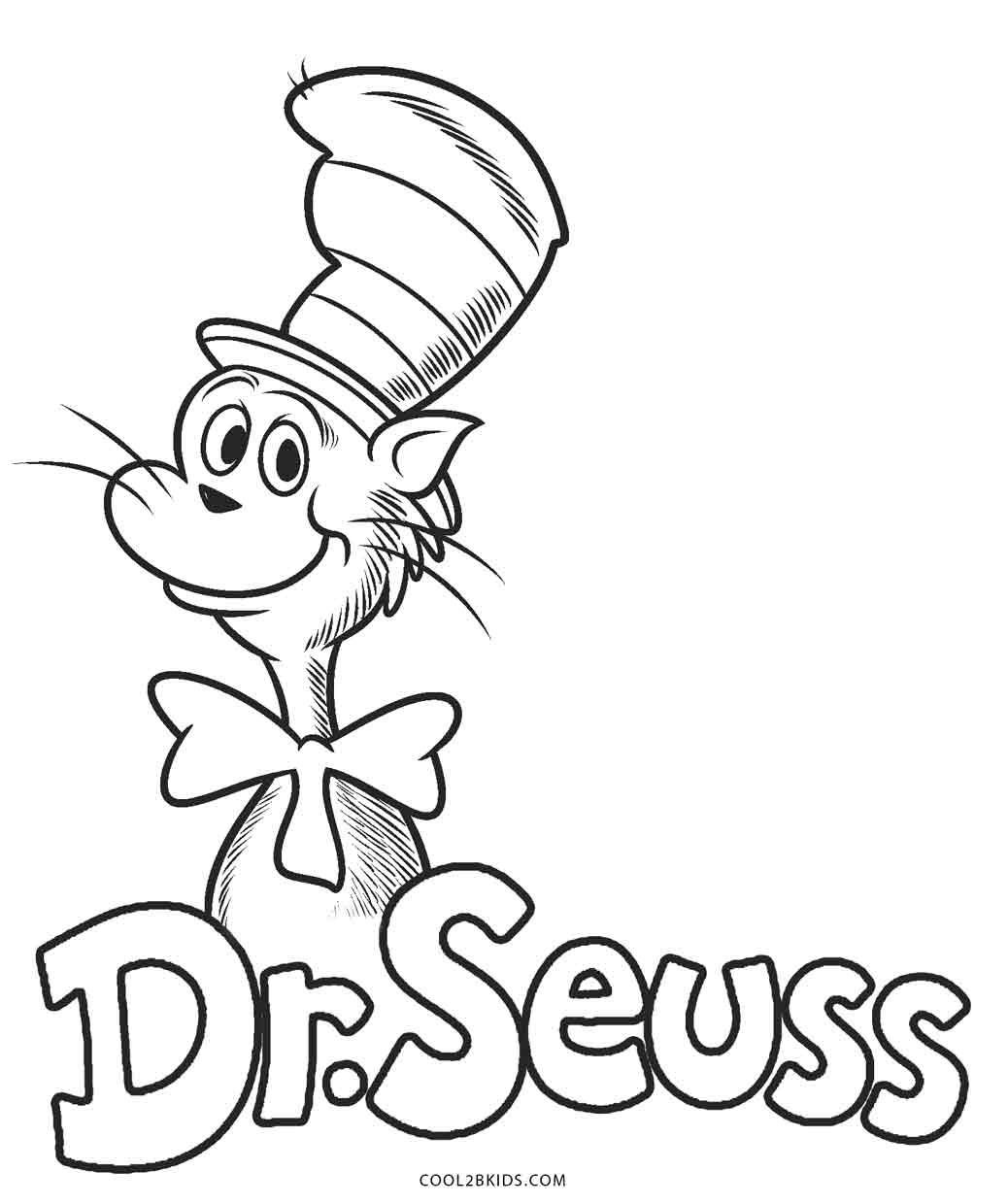 Dr Seuss Coloring Pages Printable
 Free Printable Dr Seuss Coloring Pages For Kids
