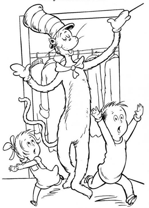 Dr Seuss Coloring Pages Printable
 Fun Coloring Pages Cat in the Hat Coloring Pages Dr Seuss