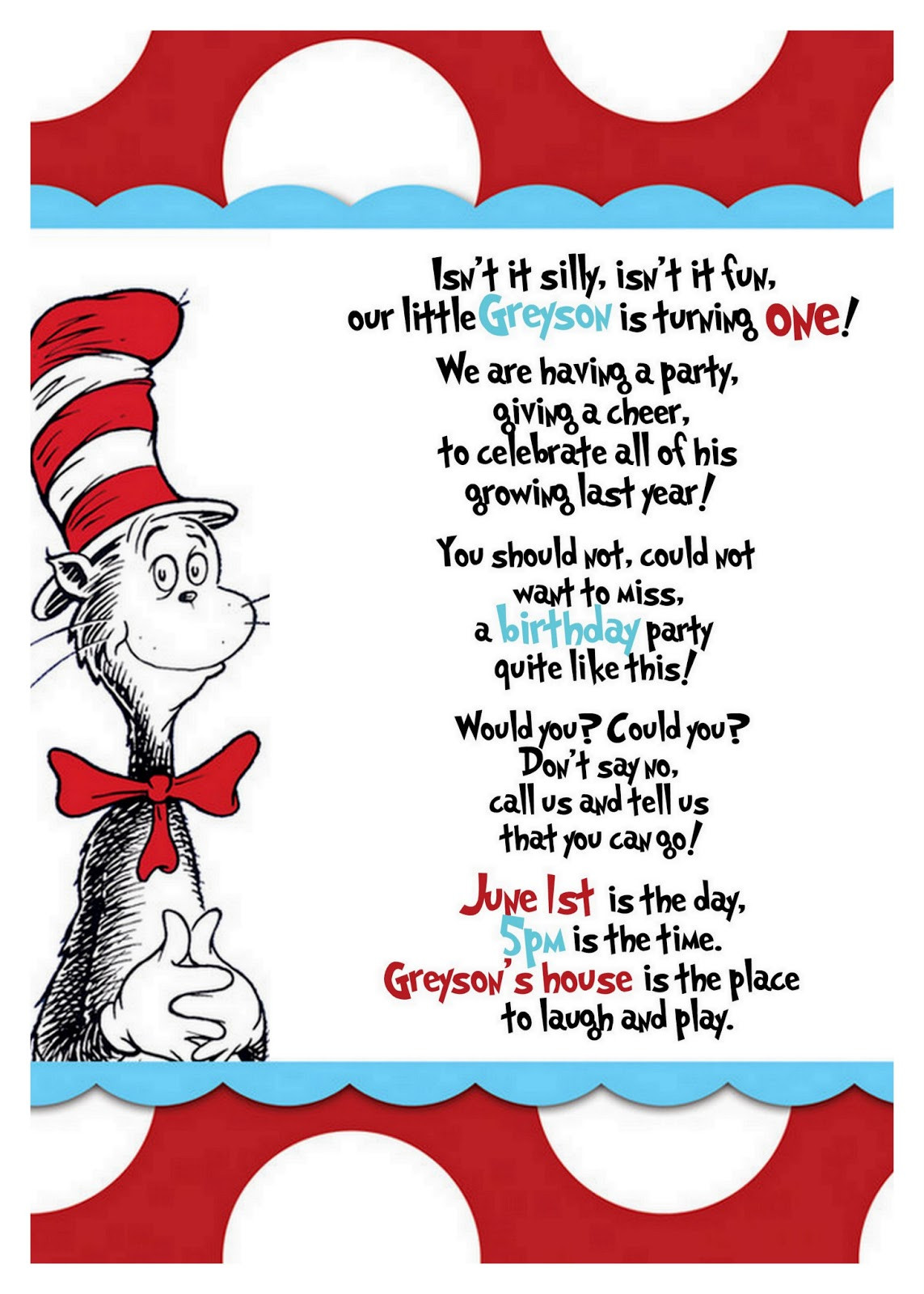 Dr Suess Birthday Quotes
 Creative Juices Dr Seuss Party
