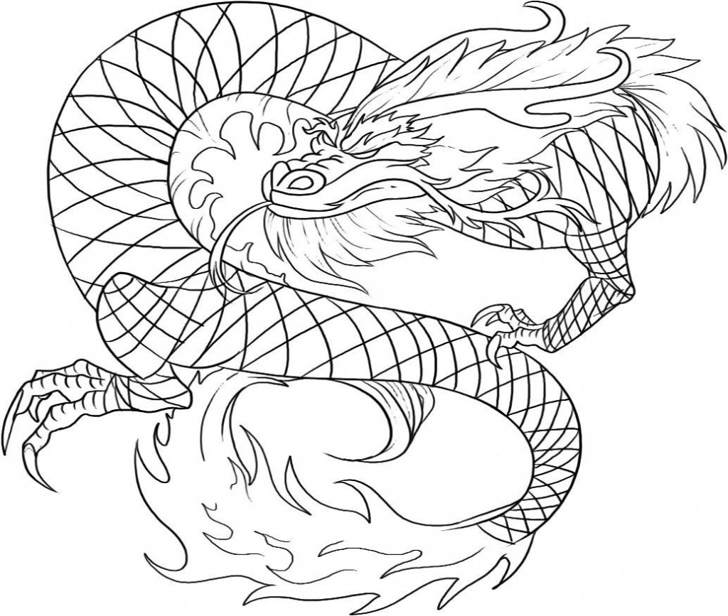 Dragon Coloring Pages Printables
 Free Printable Chinese Dragon Coloring Pages For Kids
