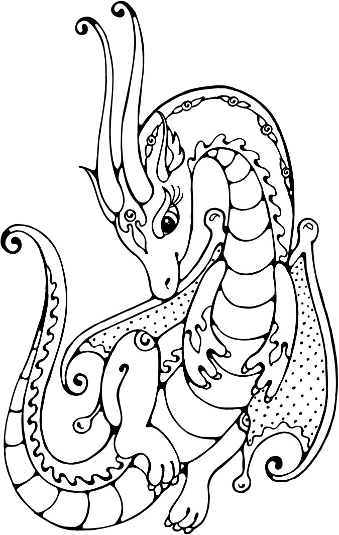 Dragon Coloring Pages Printables
 Coloring Pages Dragon Coloring Pages Free and Printable