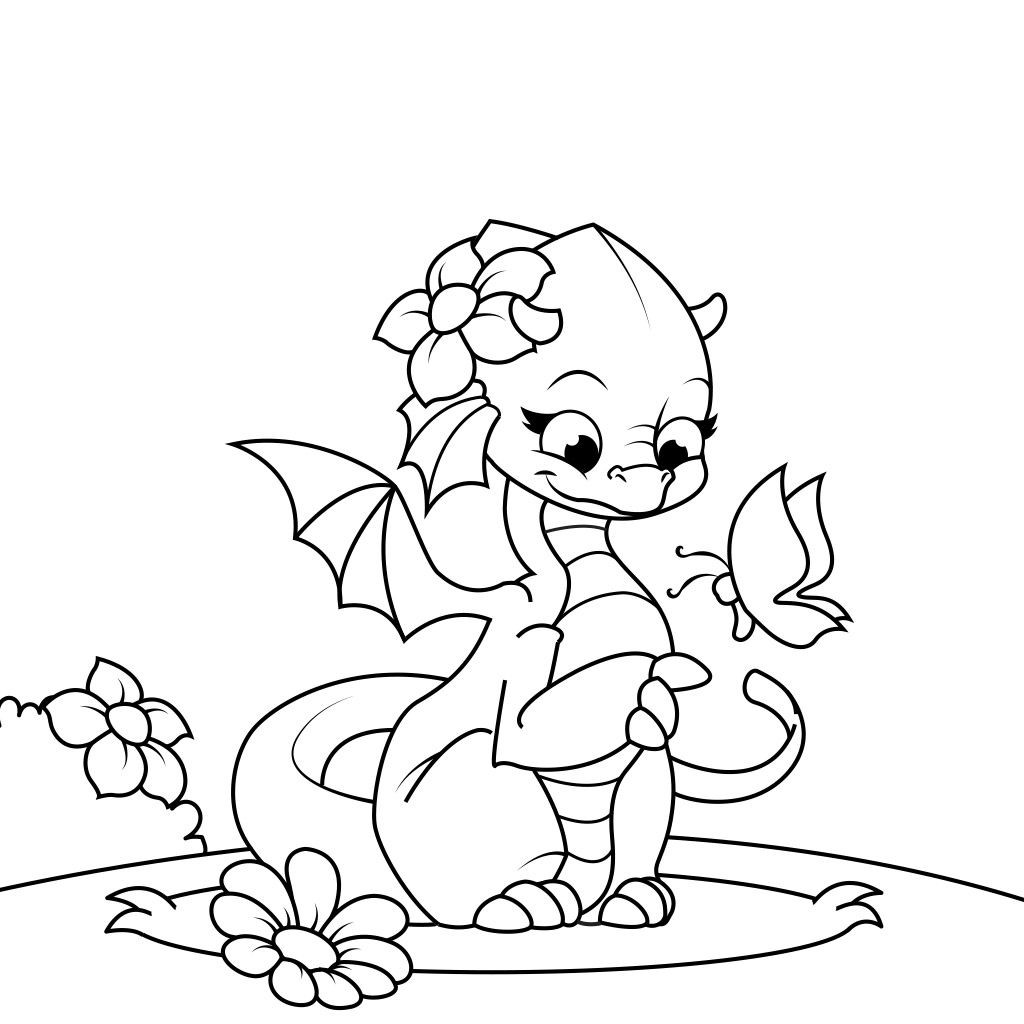 Dragon Coloring Pages Printables
 Dragon Coloring Pages Free Android iOS and Windows