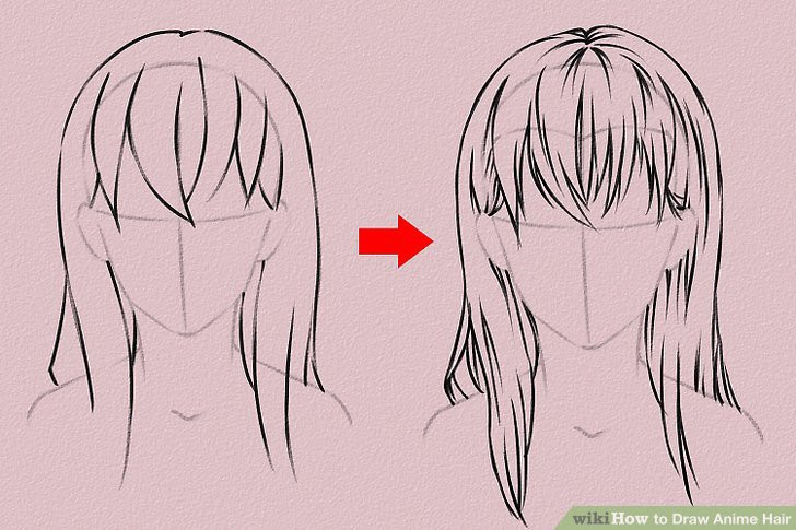 Drawings Of Anime Hairstyles
 6 Ways to Draw Anime Hair wikiHow
