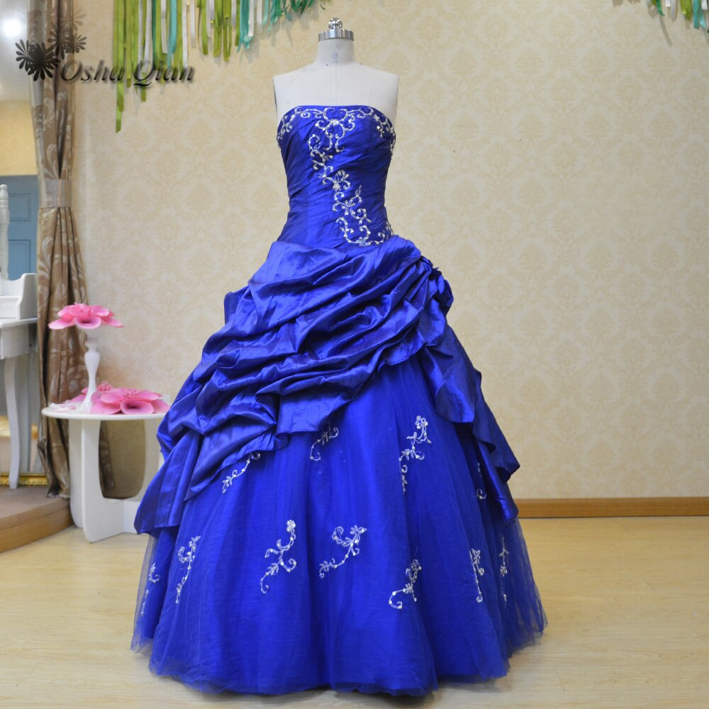 Dresses For 15 Birthday Party
 Vestidos de 15 anos baile Embroidery Royal Blue
