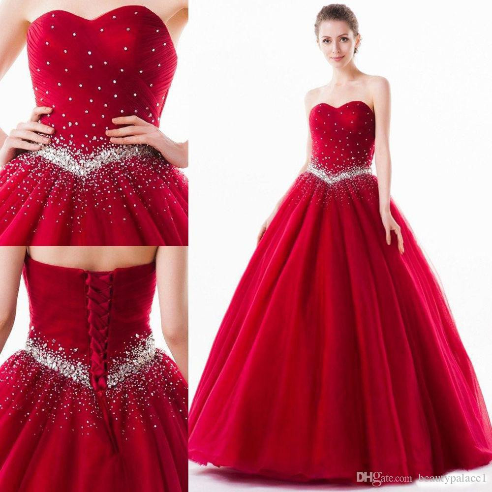 Dresses For 15 Birthday Party
 2017 Latest Sweetheart Neck Ball Gown Quinceanera Dresses