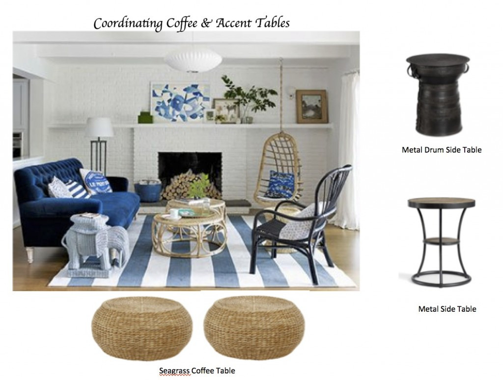 Drum Tables Living Room
 How to Coordinate Coffee & Accent Tables like a Designer