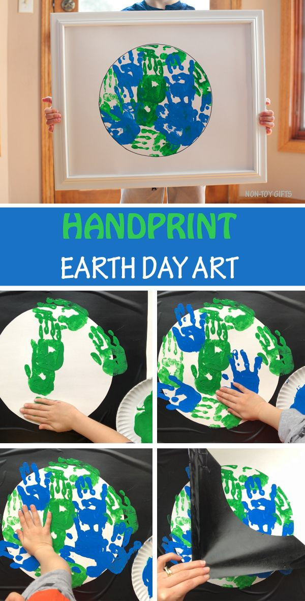 Earth Day Craft Ideas For Preschoolers
 Handprint Earth Day Art Project For Kids Easy Earth Day