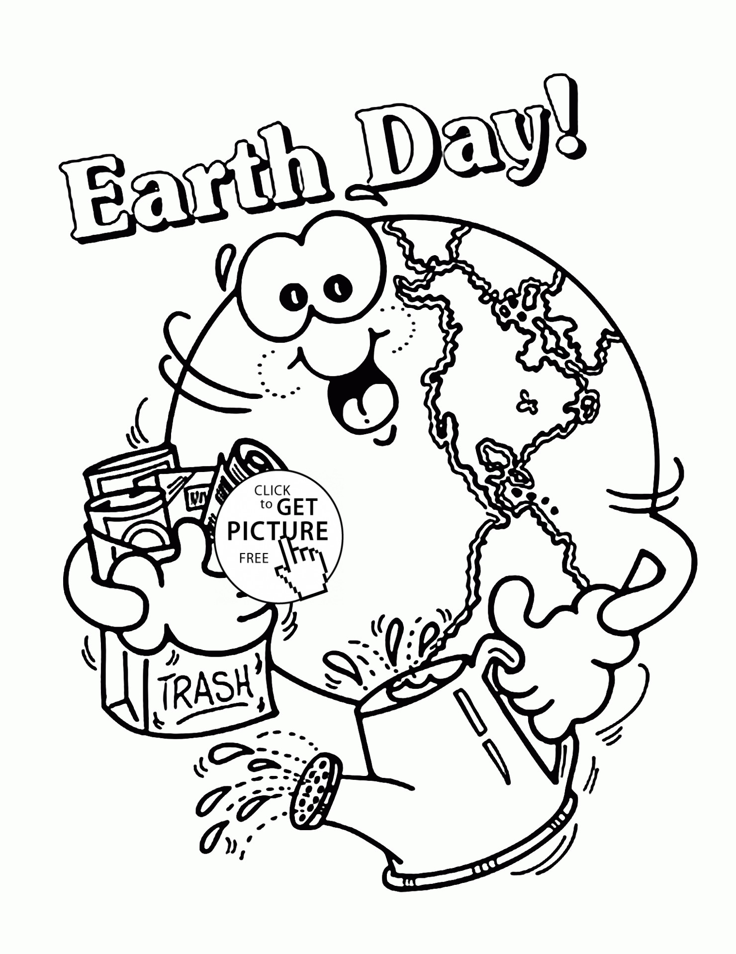 Earth Day Printable Coloring Pages
 Earth day coloring pages