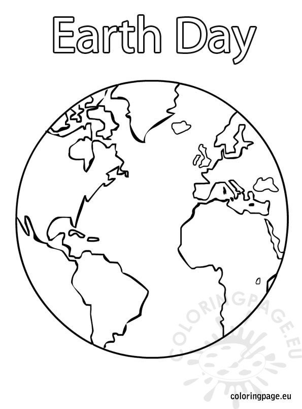 Earth Day Printable Coloring Pages
 Earth Day Coloring Page