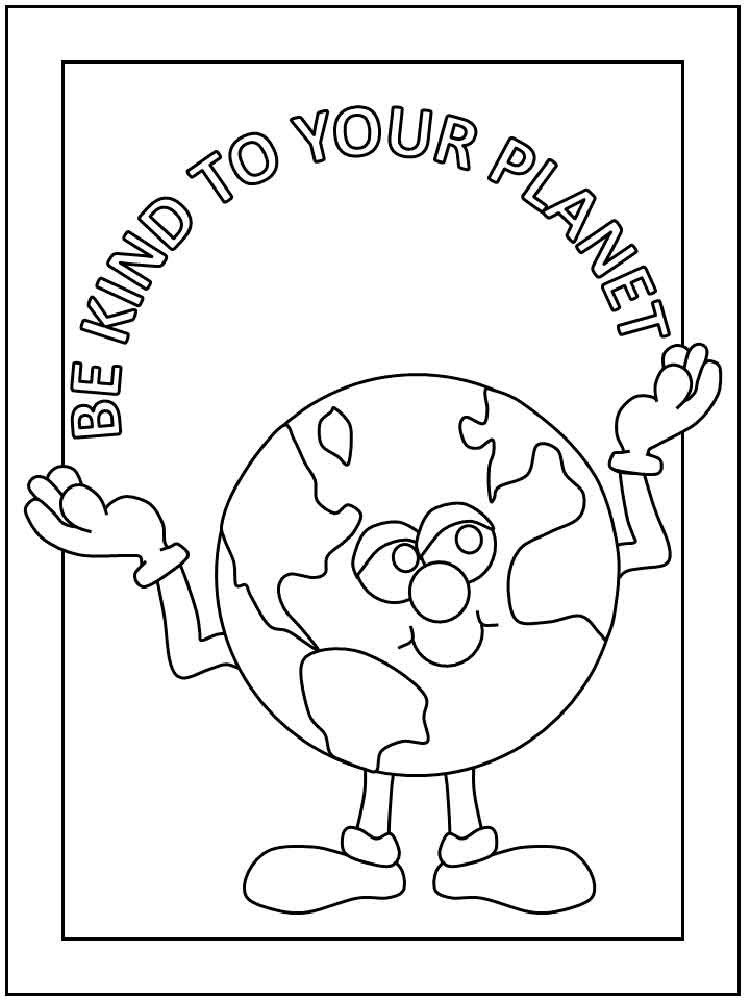 Earth Day Printable Coloring Pages
 Earth Day coloring pages Free Printable Earth Day