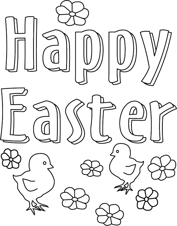 Easter Coloring Pages For Boys
 Free Printable Easter Coloring Pages for Kids