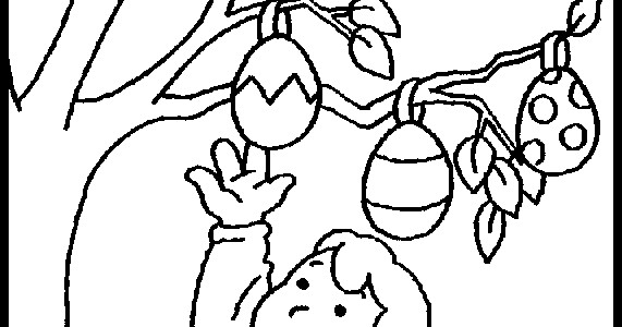 Easter Coloring Pages For Boys
 transmissionpress Boy Pick Easter Tree Coloring pages