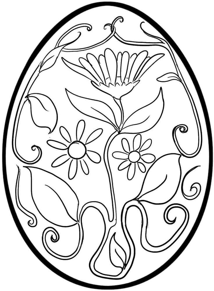 Easter Egg Coloring Pages Free Printable
 428 best Easter printables images on Pinterest