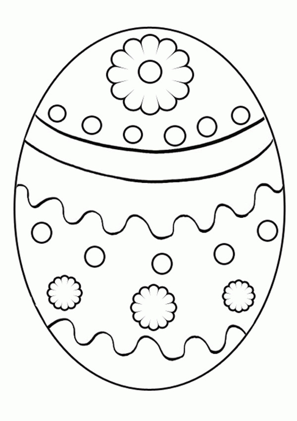 Easter Egg Coloring Pages Free Printable
 Cartoon Easter Egg Coloring Page Coloring Home