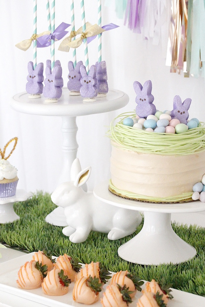 Easter Party For Kids Ideas
 Kara s Party Ideas "Bunny Bash" Easter Party for Kids