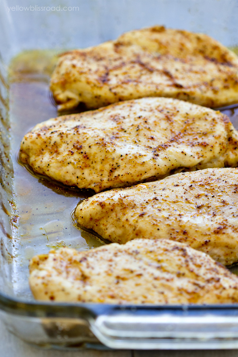 Easy Baked Chicken Breasts
 Baked Chicken Breasts So Tender and Juicy