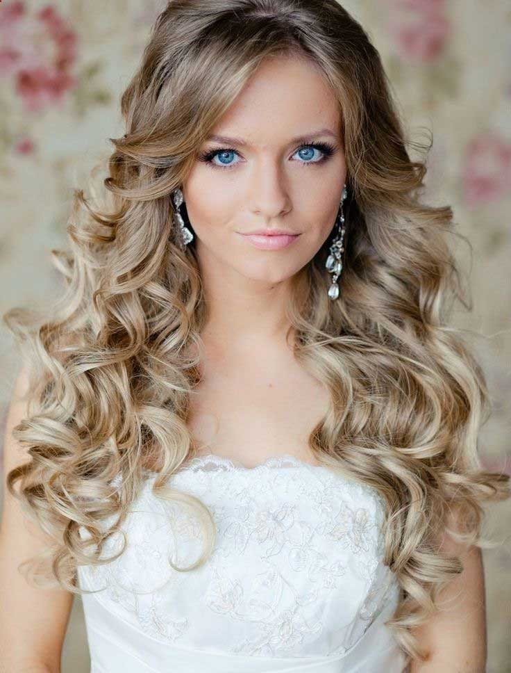 Easy Bridal Hairstyles
 Simple Long Bridal Hairstyles For Curly Hair Love and