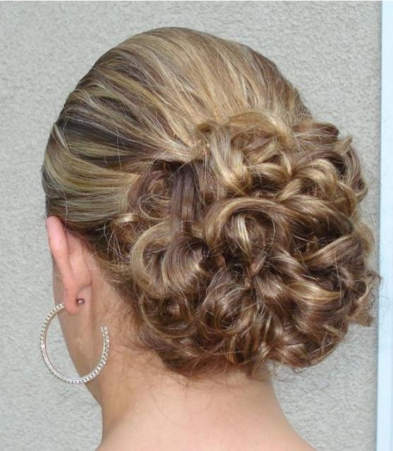 Easy Bridal Hairstyles
 simple bridal updo wedding hairstyle photo