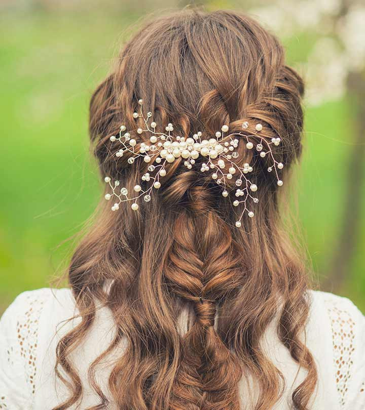 Easy Bridal Hairstyles
 50 Simple Bridal Hairstyles For Curly Hair