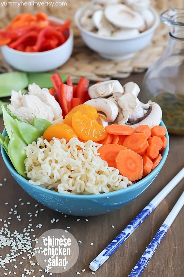 Easy Chinese Chicken Salad
 Healthy Chinese Chicken Salad Yummy Healthy Easy