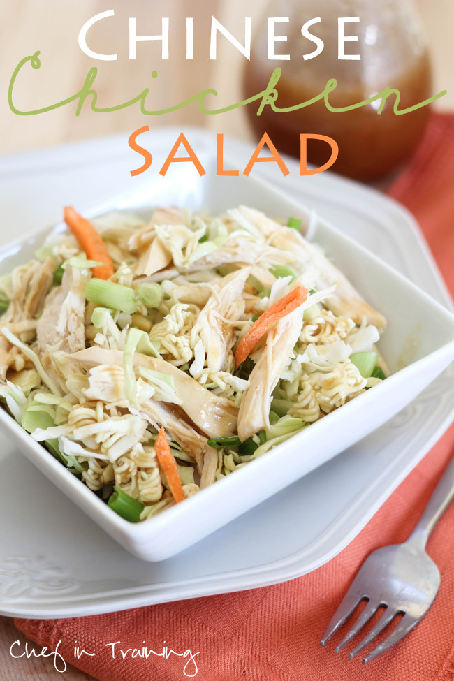 Easy Chinese Chicken Salad
 Chinese Chicken Salad Chef in Training