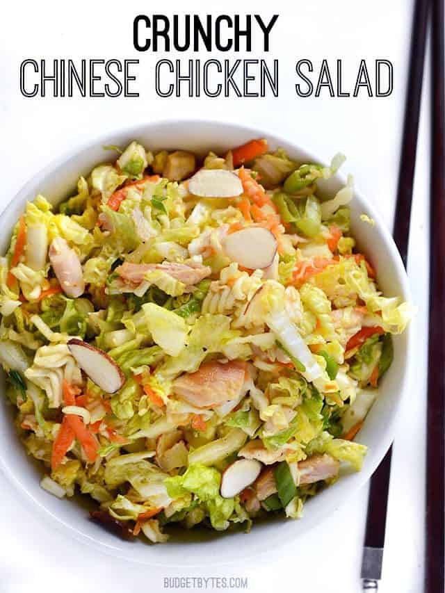 Easy Chinese Chicken Salad
 Crunchy Chinese Chicken Salad Bud Bytes