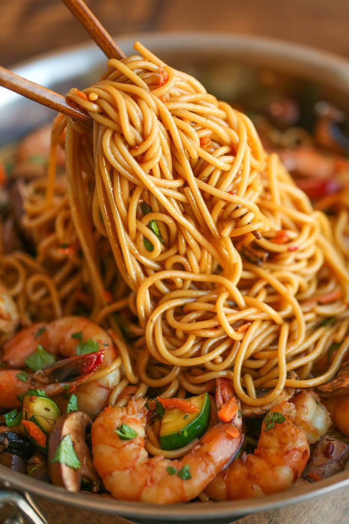 Easy Chinese Noodles
 Asian Garlic Noodles Recipe