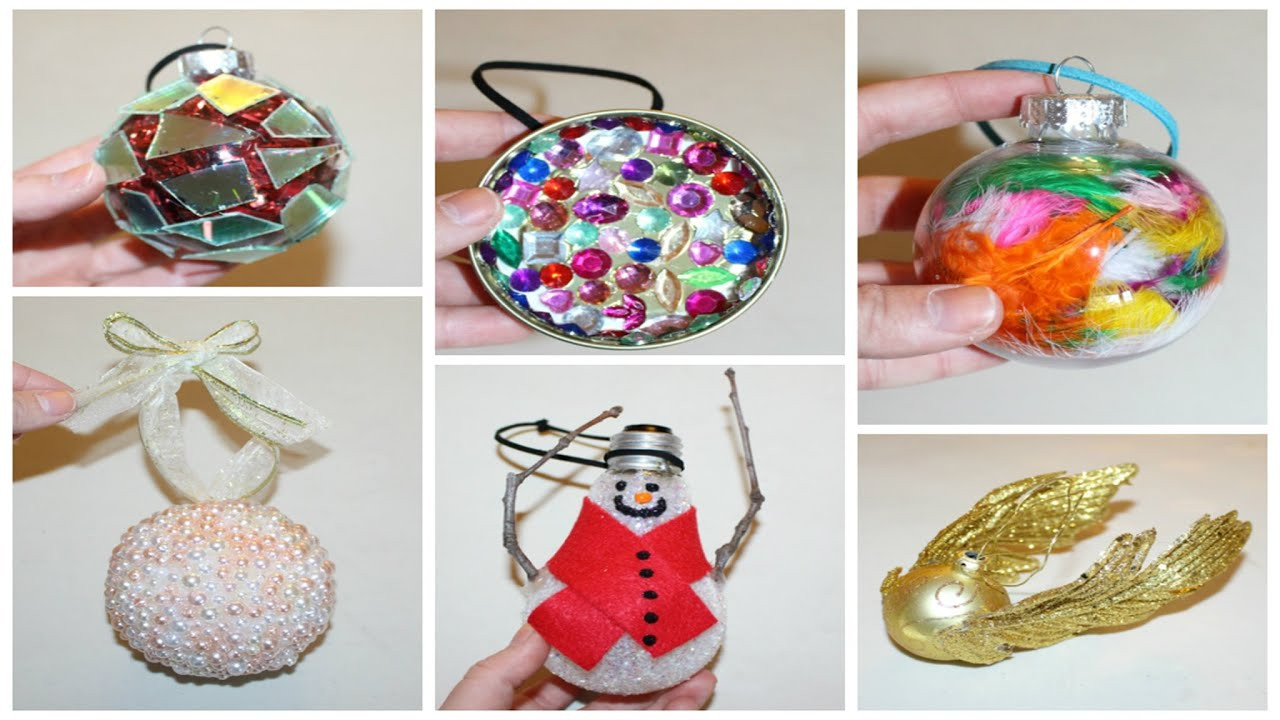 Easy DIY Christmas Ornaments
 SIX CHEAP AND EASY DIY CHRISTMAS ORNAMENTS