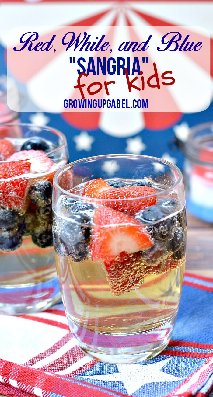 Easy Drink Recipes For Kids
 Easy Kids Drink Recipe Red White and Blue Kid Sangria