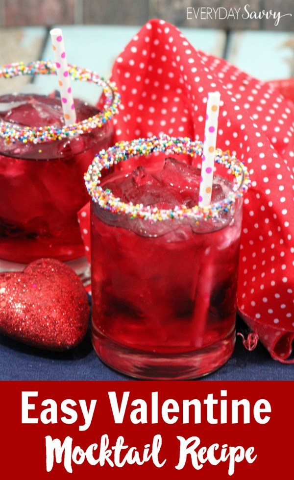 Easy Drink Recipes For Kids
 Valentine Easy Mocktail Recipe Great for Kids or Adults