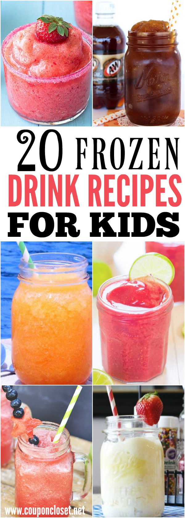 Easy Drink Recipes For Kids
 Kid Friendly Frozen Drink Recipes 20 Recipes to cool